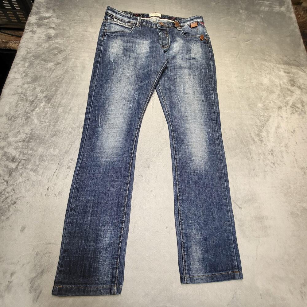 U-TURN Innovation Jeans Jeans Womens 31 Blue Medium Wash Straight Denim Pockets